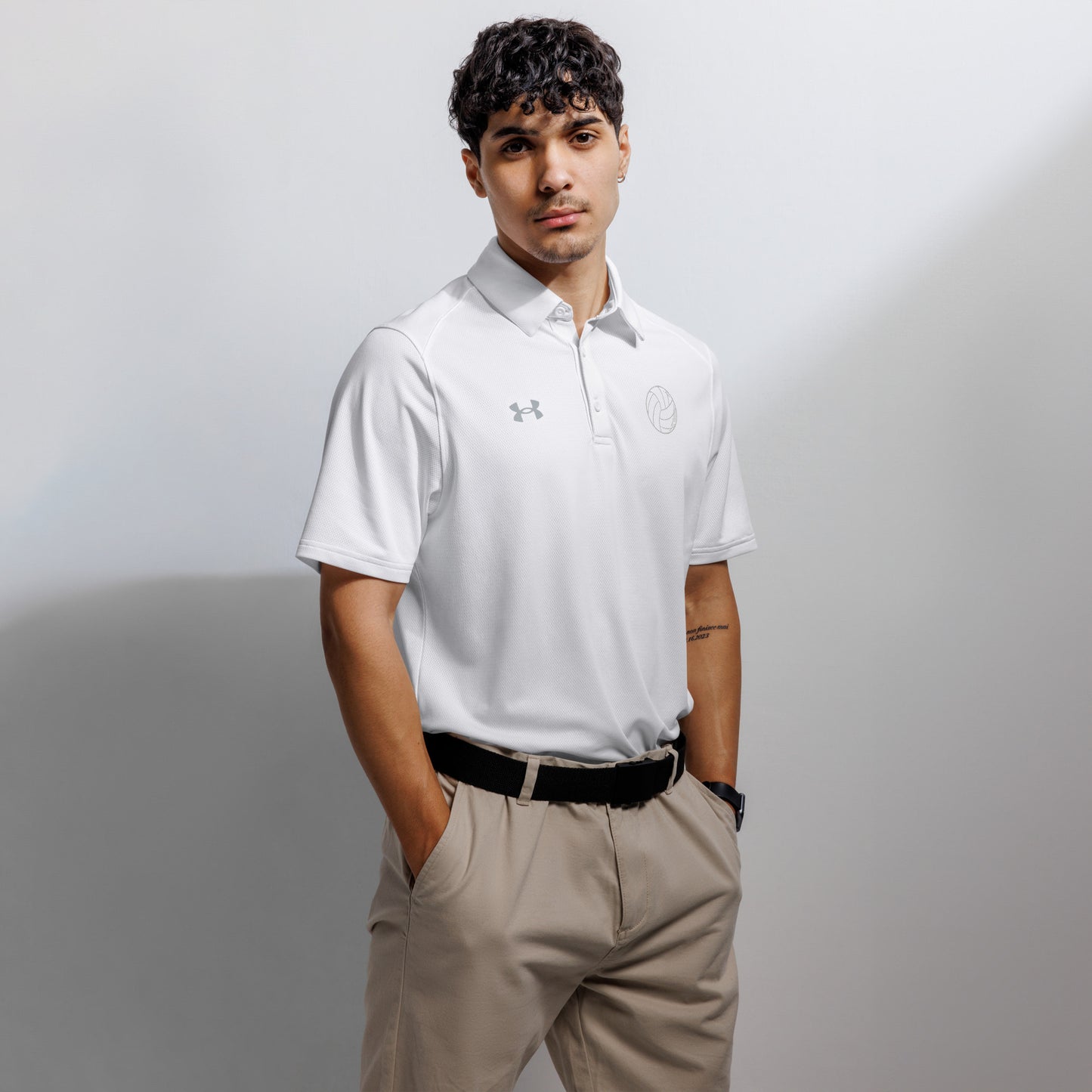 Under Armour® men's polo with Water Polo ball