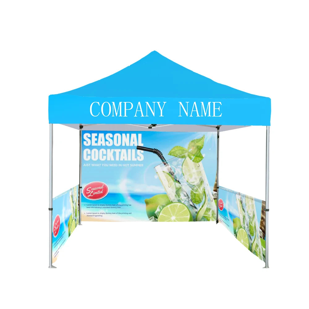 outdoor canopy fabric tent 3 x 3m Promotion customized trade show folding popup tents for event