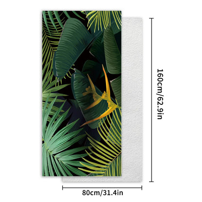 Plant Scenery Beach Towel Microfiber Oversize Extra Large Quick Drying Quick Fast Dry Sand Free 80x160cm Proof Pool Towel