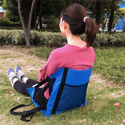 Stadium Seat Cushion Foldable Garden Camping Chair With Backrest And Cushion Portable Bleacher Cushion Folding Chair Cushion For