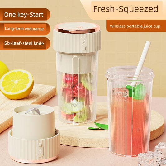 Six Juicer Electric Juice Cup For Home Portable All-in-One Machine Ice Crushing Blending Cup Fruit Milkshake Portable Wall Breaking