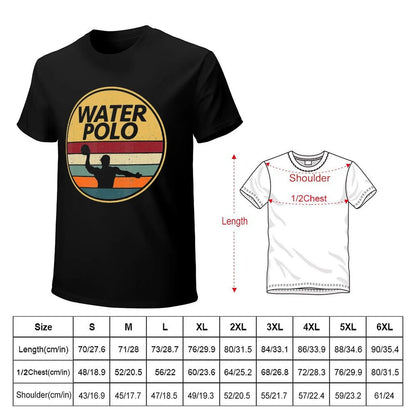 Retro Water Polo Vintage H2 Polo Waterpolo T-Shirt summer clothes oversizeds mens graphic t-shirts big and tall