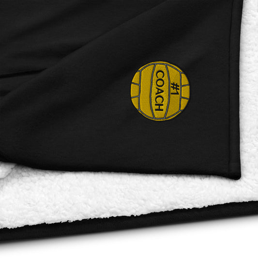 Premium sherpa blanket for your favorite "#1 coach!"