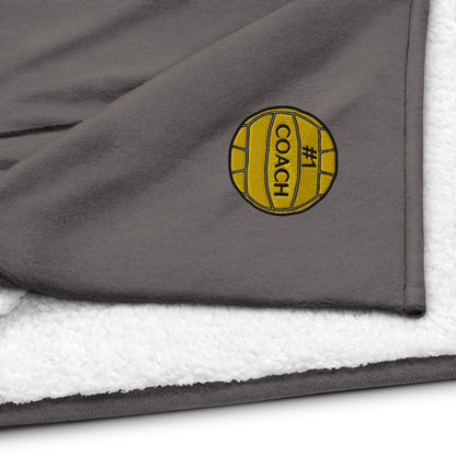 Premium sherpa blanket for your favorite "#1 coach!"