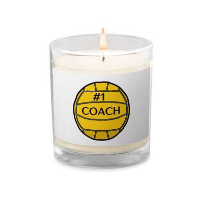 SOY wax candle in a glass jar "#1 Coach"