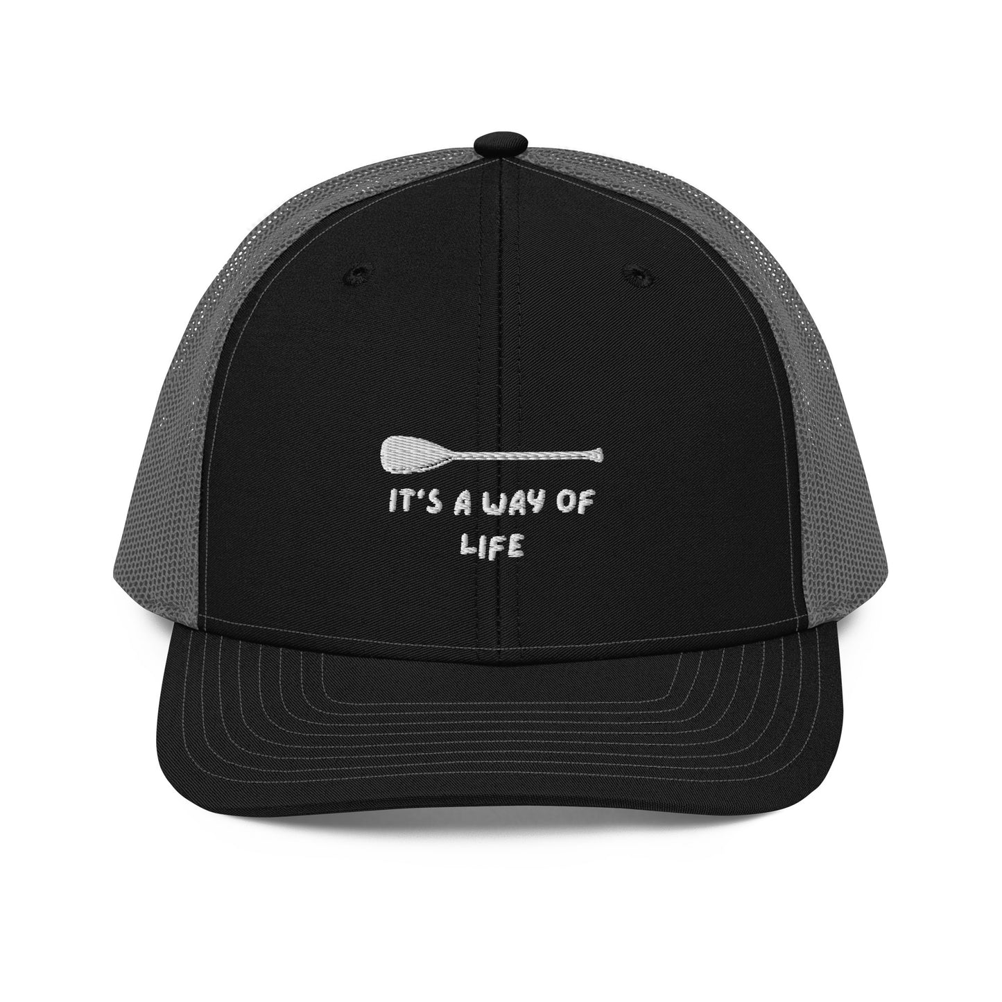 Trucker Cap: Paddle graphic "It's a way of life"