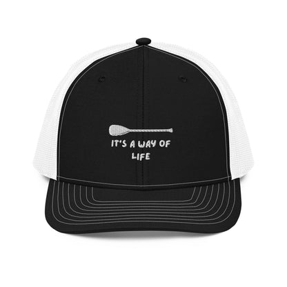 Trucker Cap: Paddle graphic "It's a way of life"