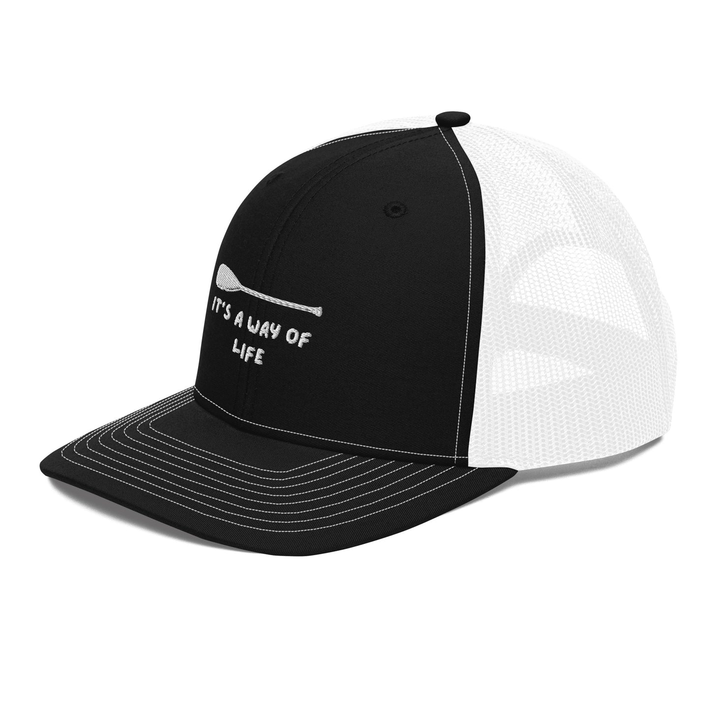 Trucker Cap: Paddle graphic "It's a way of life"