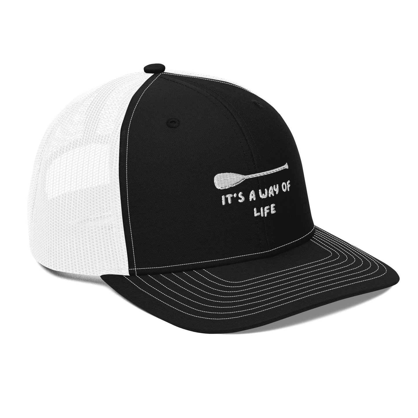 Trucker Cap: Paddle graphic "It's a way of life"