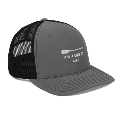 Trucker Cap: Paddle graphic "It's a way of life"