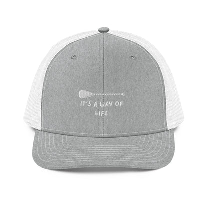 Trucker Cap: Paddle graphic "It's a way of life"