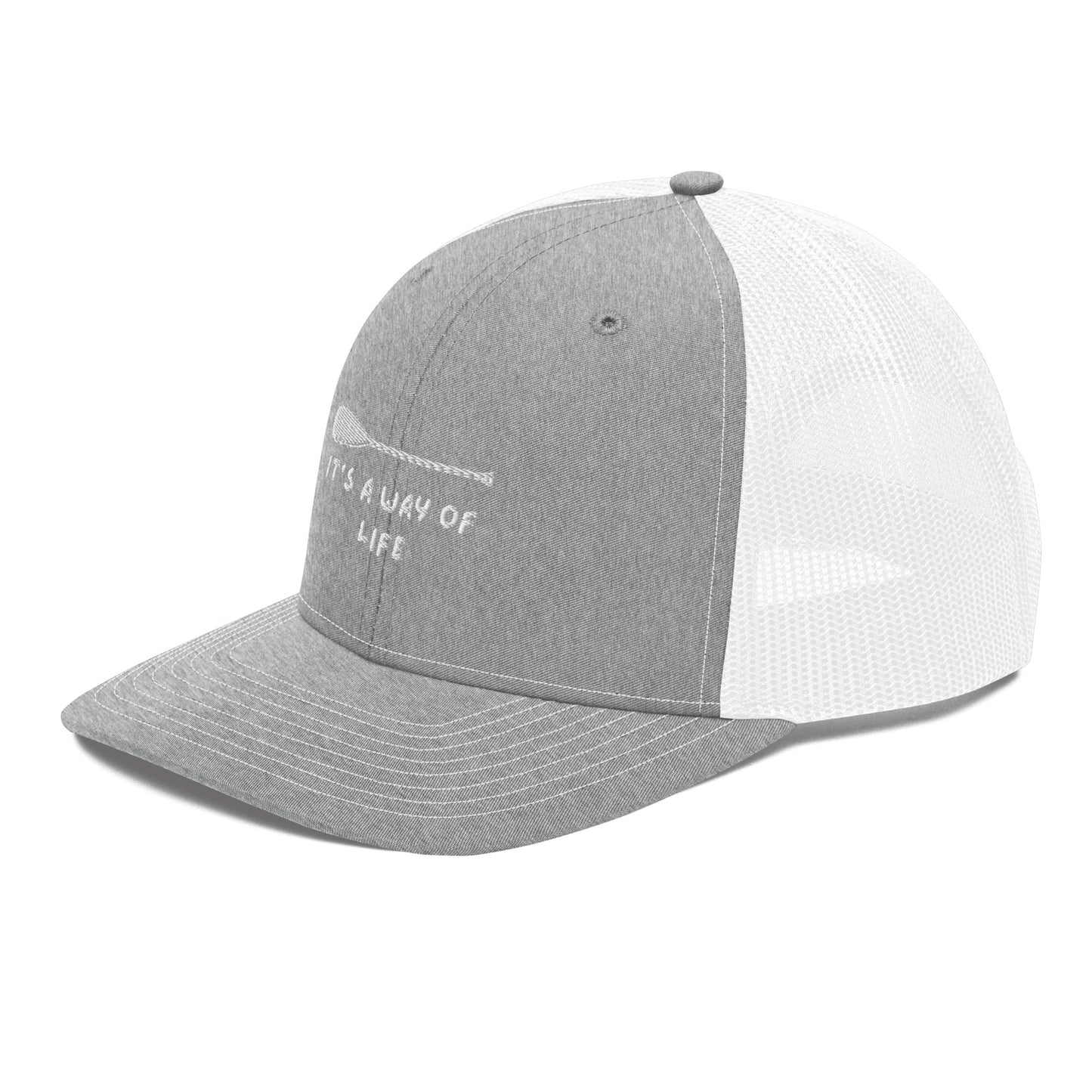 Trucker Cap: Paddle graphic "It's a way of life"