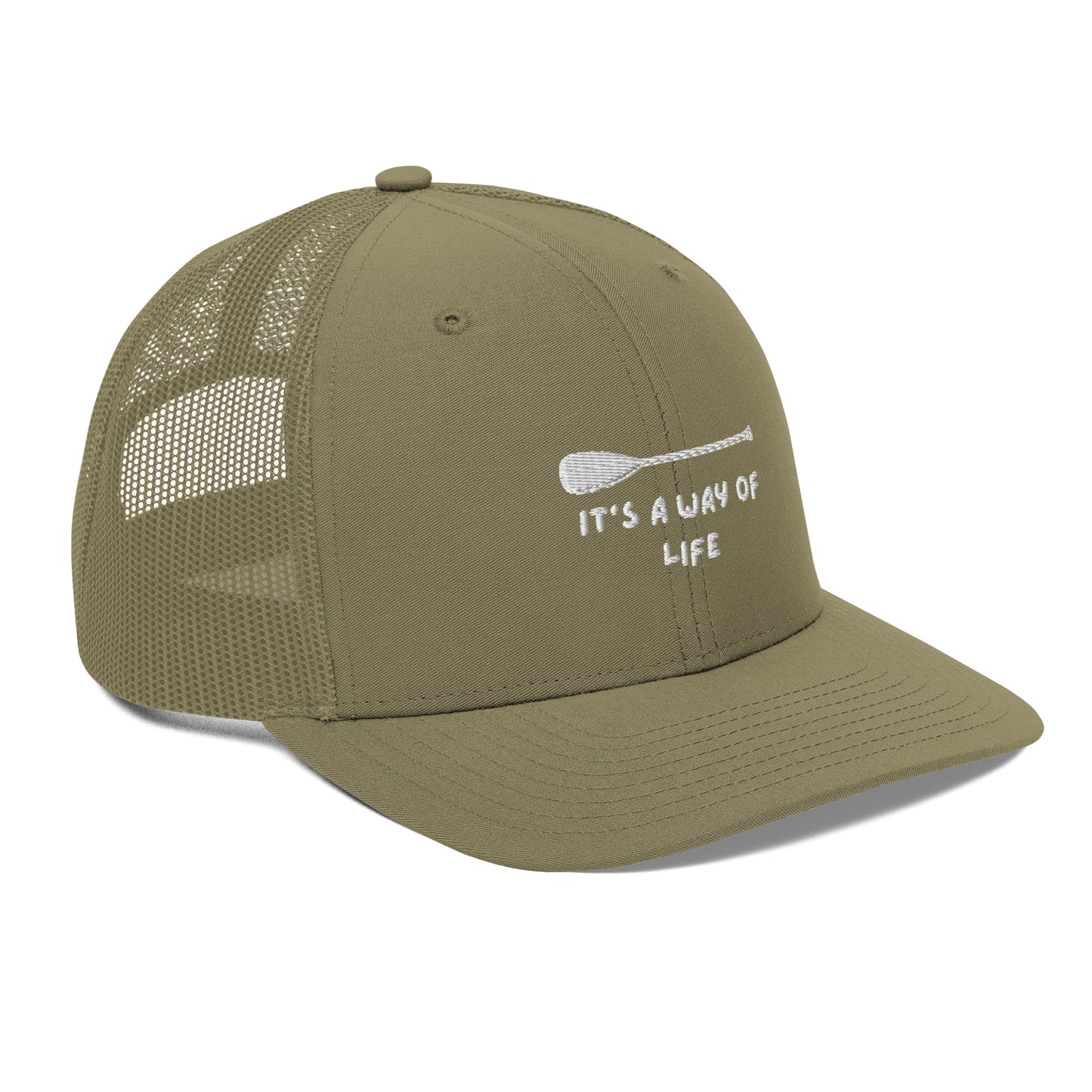 Trucker Cap: Paddle graphic "It's a way of life"