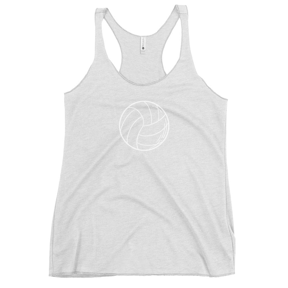 Women's Racerback Tank with Water Polo Ball