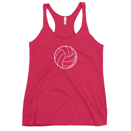 Women's Racerback Tank with Water Polo Ball