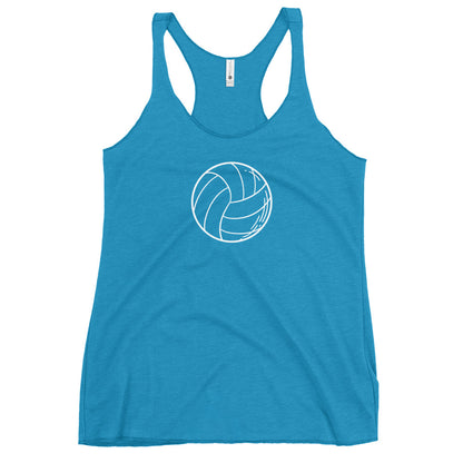 Women's Racerback Tank with Water Polo Ball